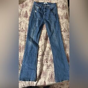 Wax Jean Women's Boot Cut Jeans - Blue